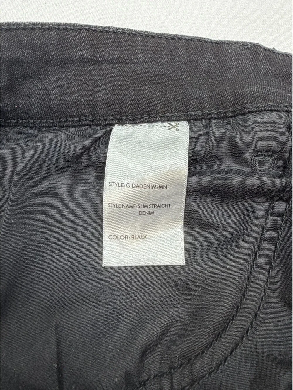 Day And Age Men's Jean Pants Slim Straight Denim Size 34 Black